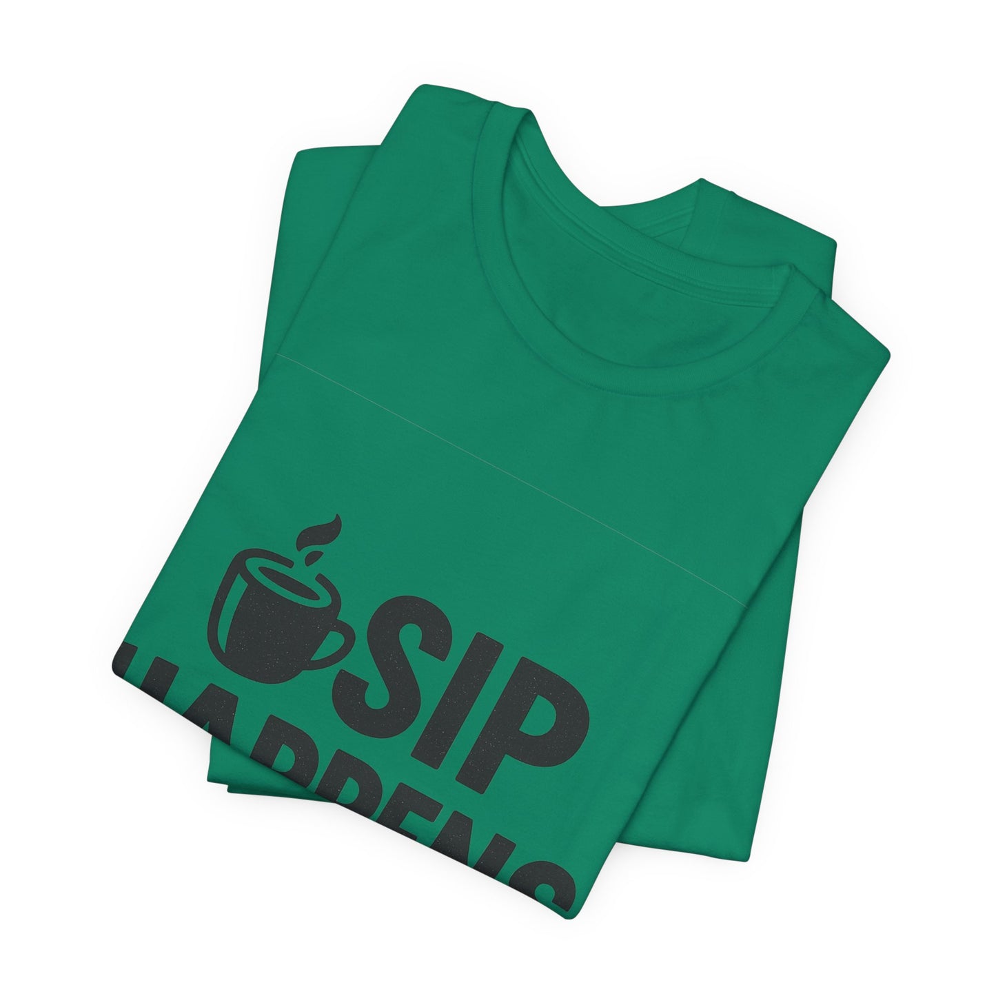 Sip Happens Minimal Edition Unisex Jersey Short Sleeve Tee T-shirt