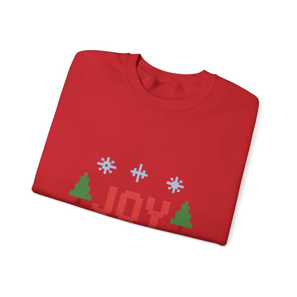 Christmas Joy In Pixel Unisex Heavy Blend™ Crewneck Sweatshirt