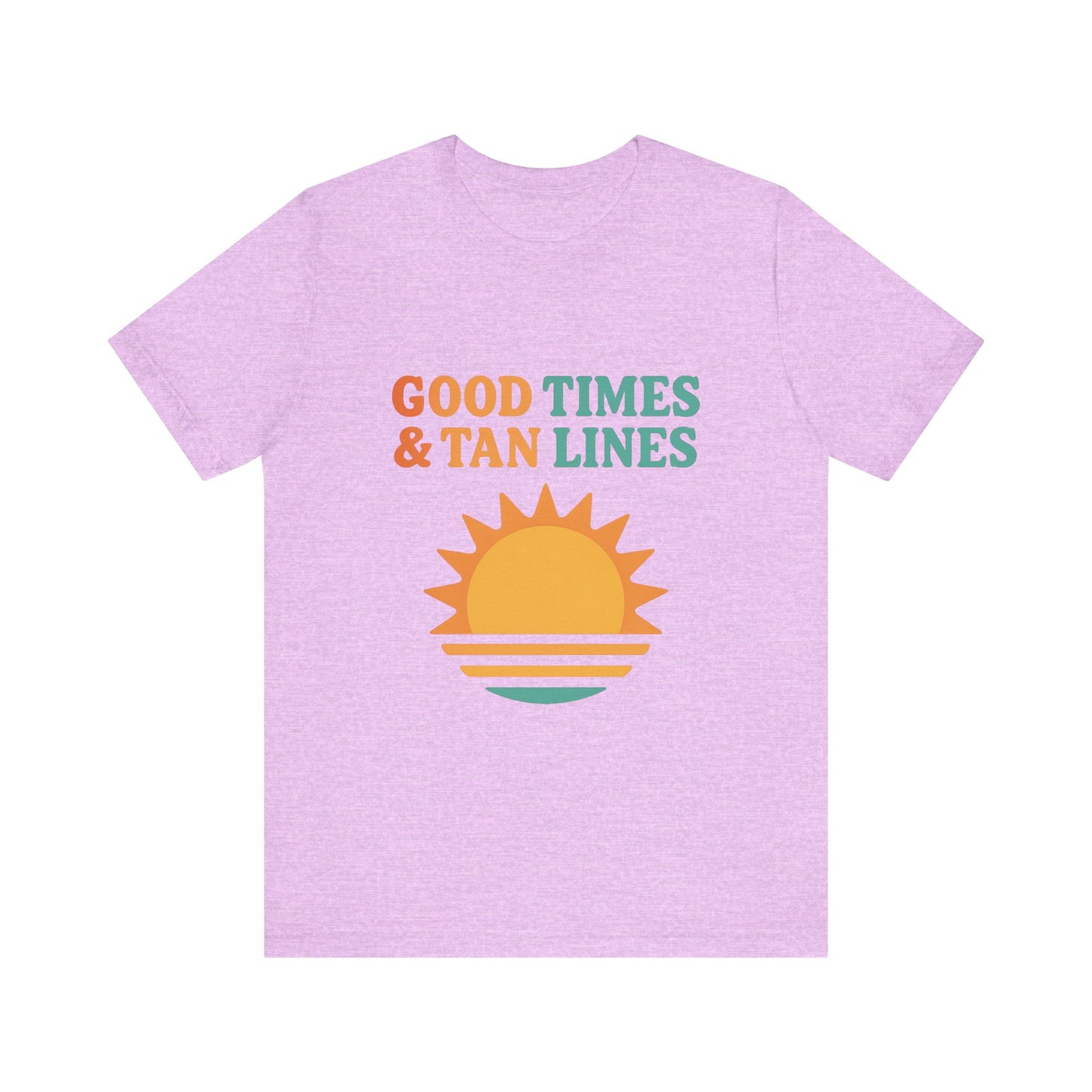 Good Times, Tan Lines Summer Unisex Jersey Short Sleeve Tee T-shirt