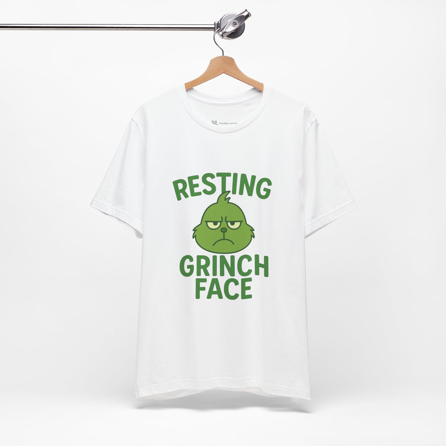 Gringe Resting Face Christmas Unisex Jersey Short Sleeve Tee T-shirt