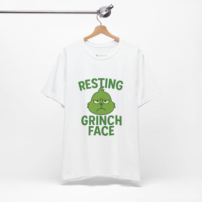 Gringe Resting Face Christmas Unisex Jersey Short Sleeve Tee T-shirt