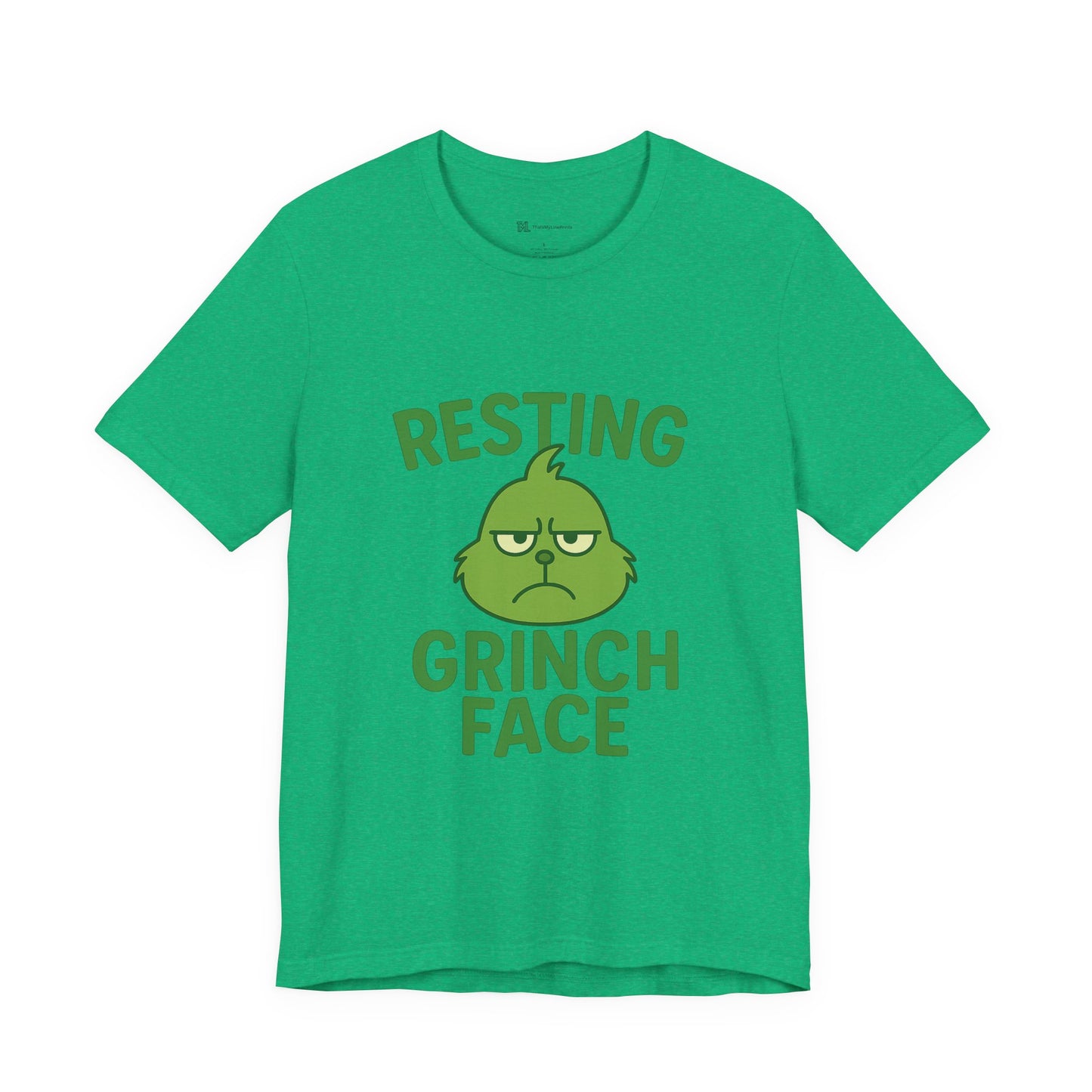 Gringe Resting Face Christmas Unisex Jersey Short Sleeve Tee T-shirt