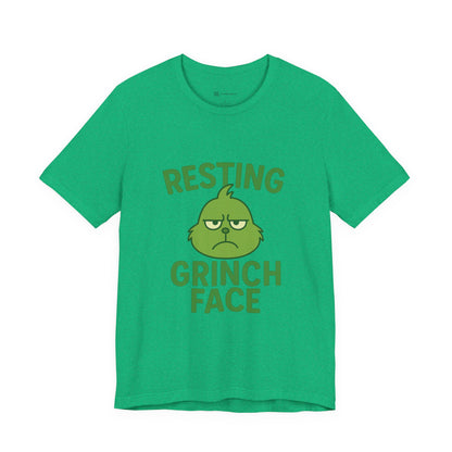 Gringe Resting Face Christmas Unisex Jersey Short Sleeve Tee T-shirt