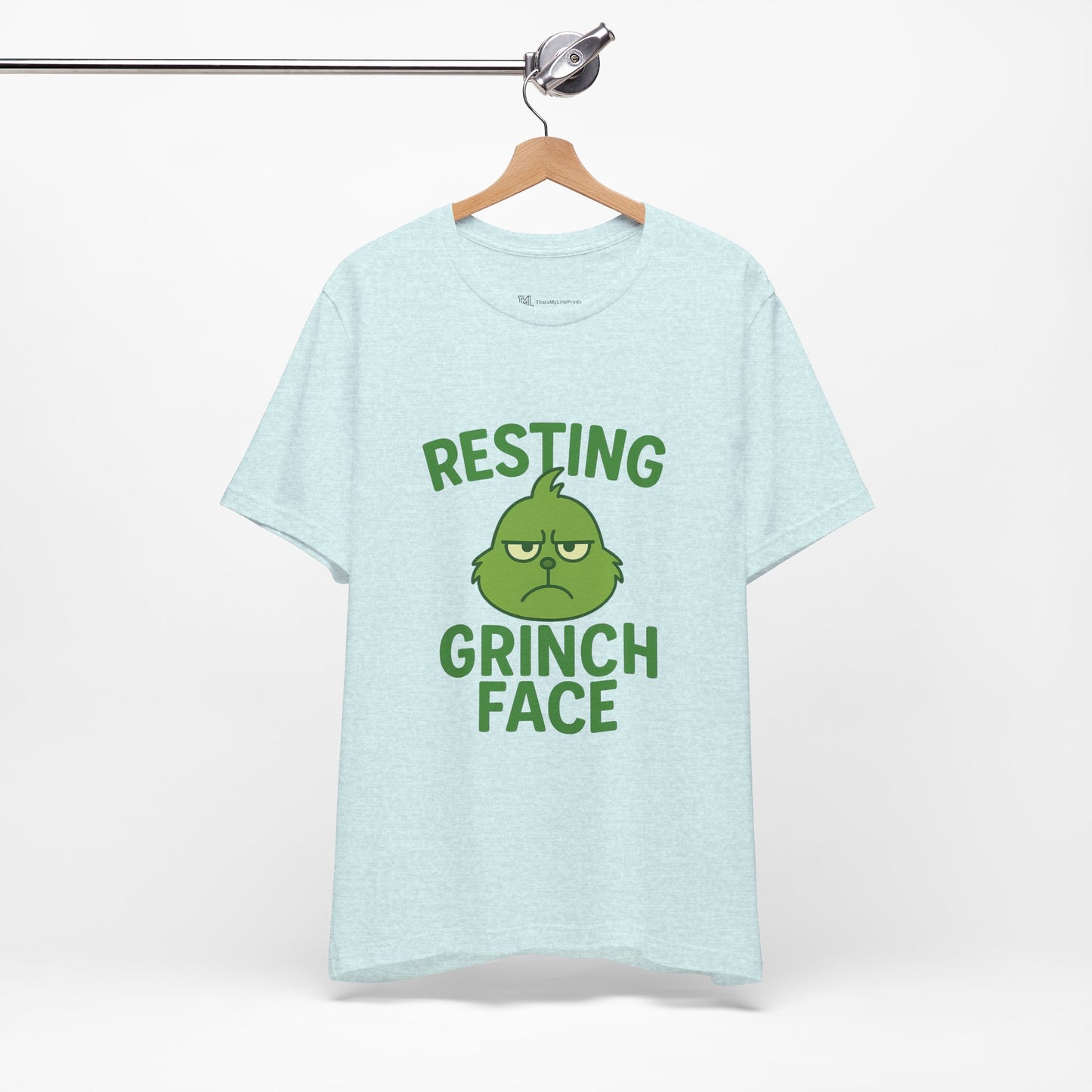 Gringe Resting Face Christmas Unisex Jersey Short Sleeve Tee T-shirt