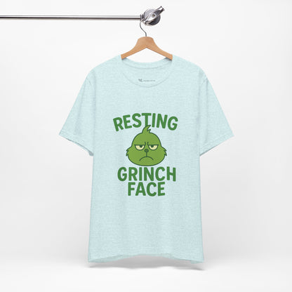 Gringe Resting Face Christmas Unisex Jersey Short Sleeve Tee T-shirt