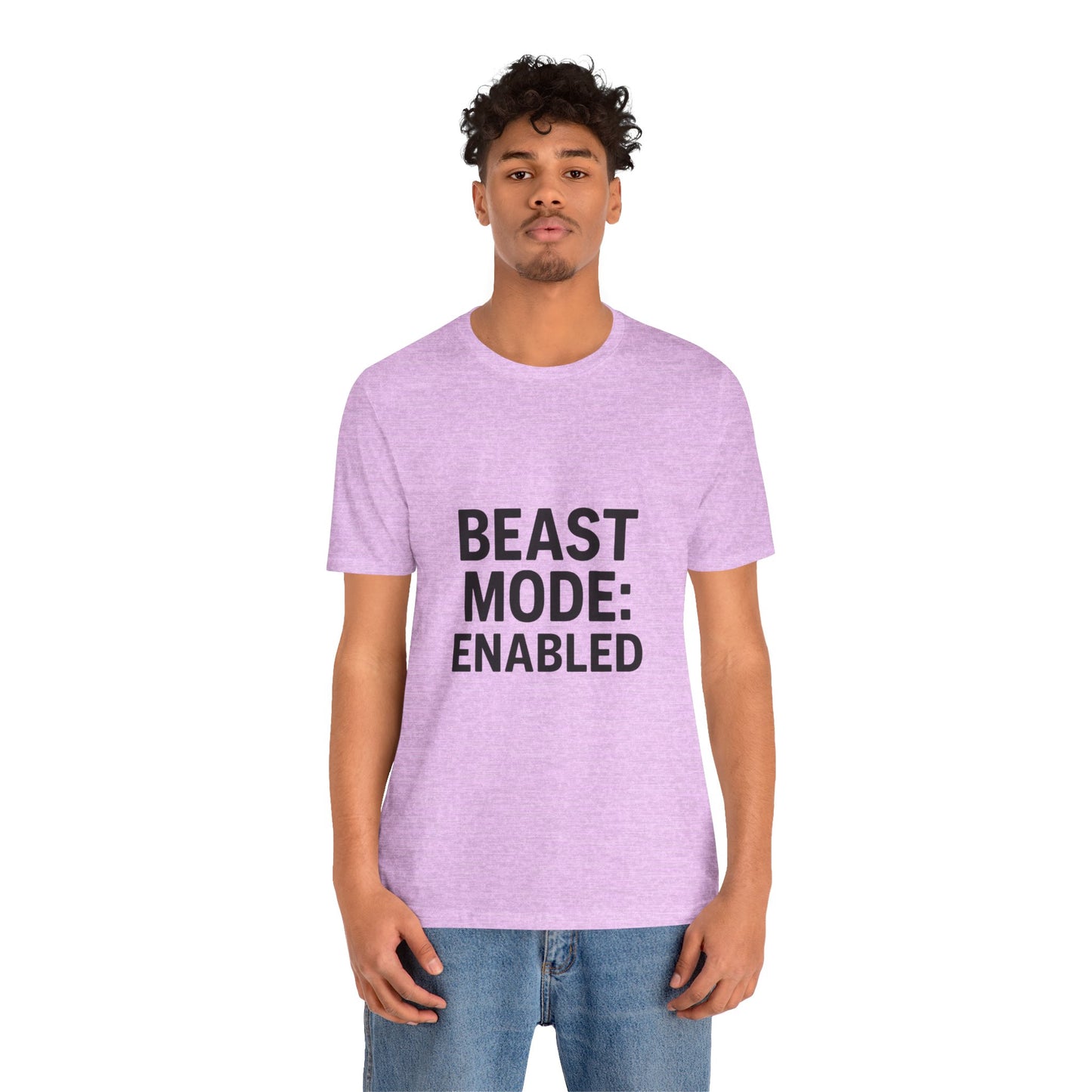 Beast Mode Enabled Unisex Jersey Short Sleeve Tee T-shirt