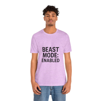 Beast Mode Enabled Unisex Jersey Short Sleeve Tee T-shirt
