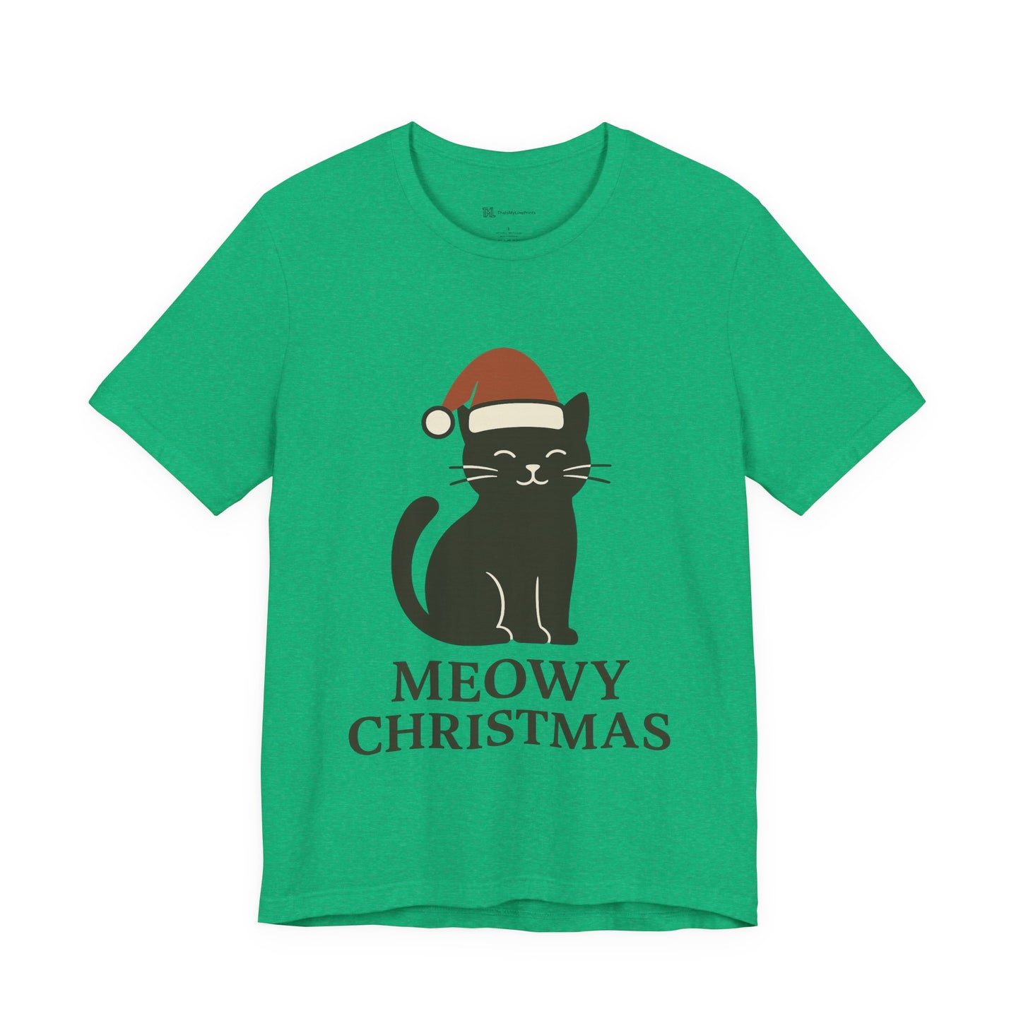 Meowy Christmas Unisex Jersey Short Sleeve Tee T-shirt