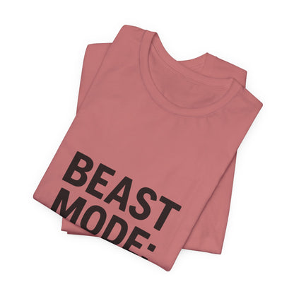 Beast Mode Enabled Unisex Jersey Short Sleeve Tee T-shirt