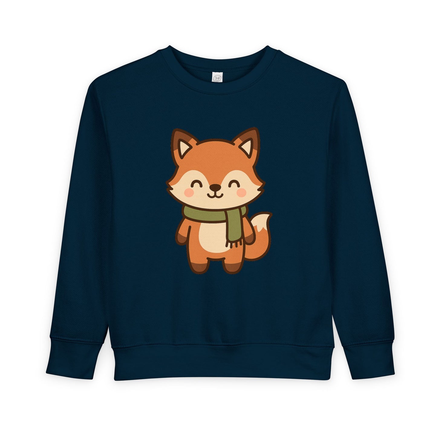 Christmas Foxy Scarf Toddler Sweatshirt