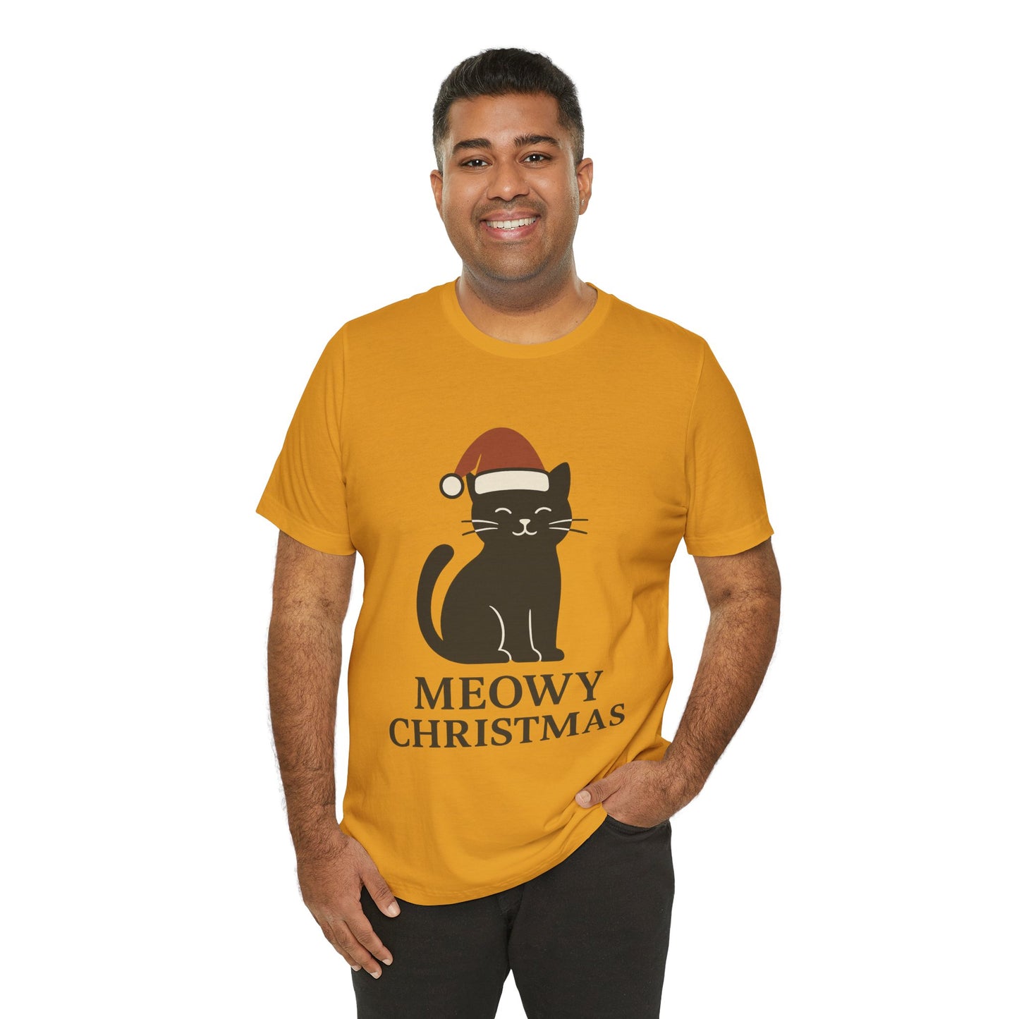 Meowy Christmas Unisex Jersey Short Sleeve Tee T-shirt