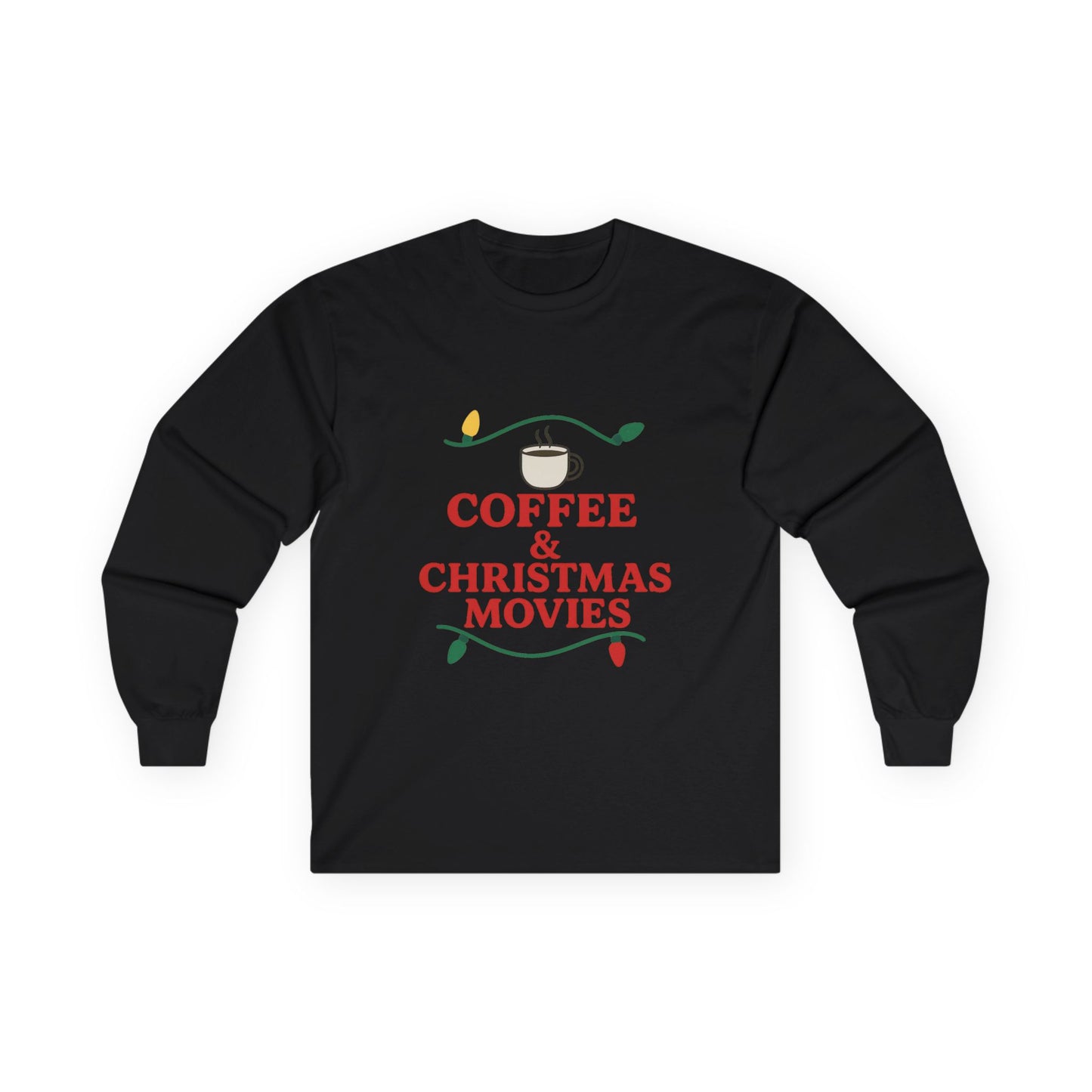 Coffee & Christmas Movies Unisex Ultra Cotton Long Sleeve Tee