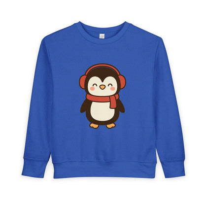 Christmas Winter Penguin Toddler Sweatshirt