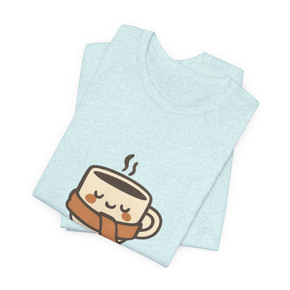 Warm Me Up Coffee Cup Unisex Jersey Short Sleeve Tee T-shirt