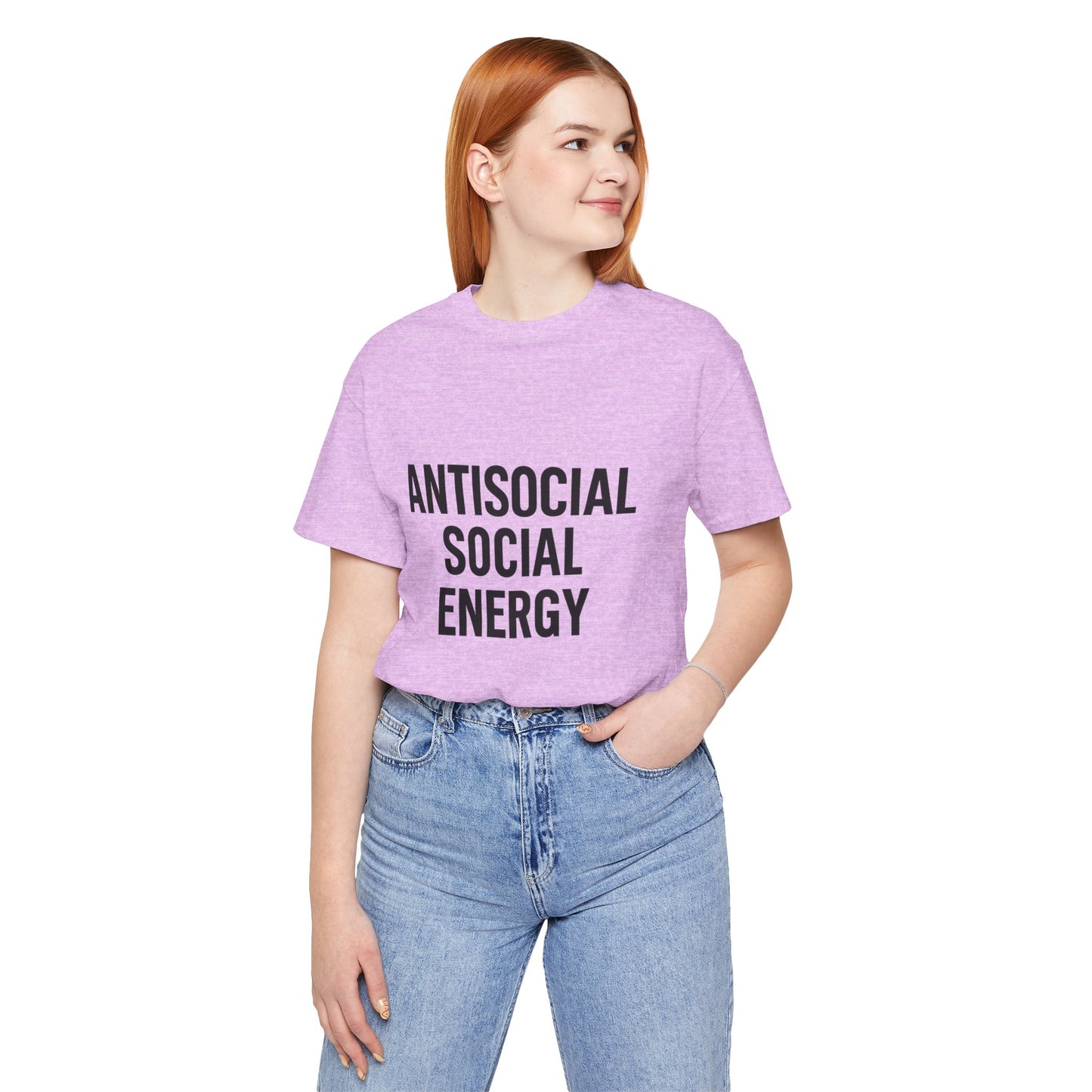 Antisocial Social Energy Unisex Jersey Short Sleeve Tee T-shirt