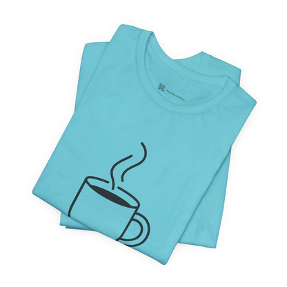 Brewed For Peace Coffee Humor Unisex Jersey Short Sleeve Tee T-shirt