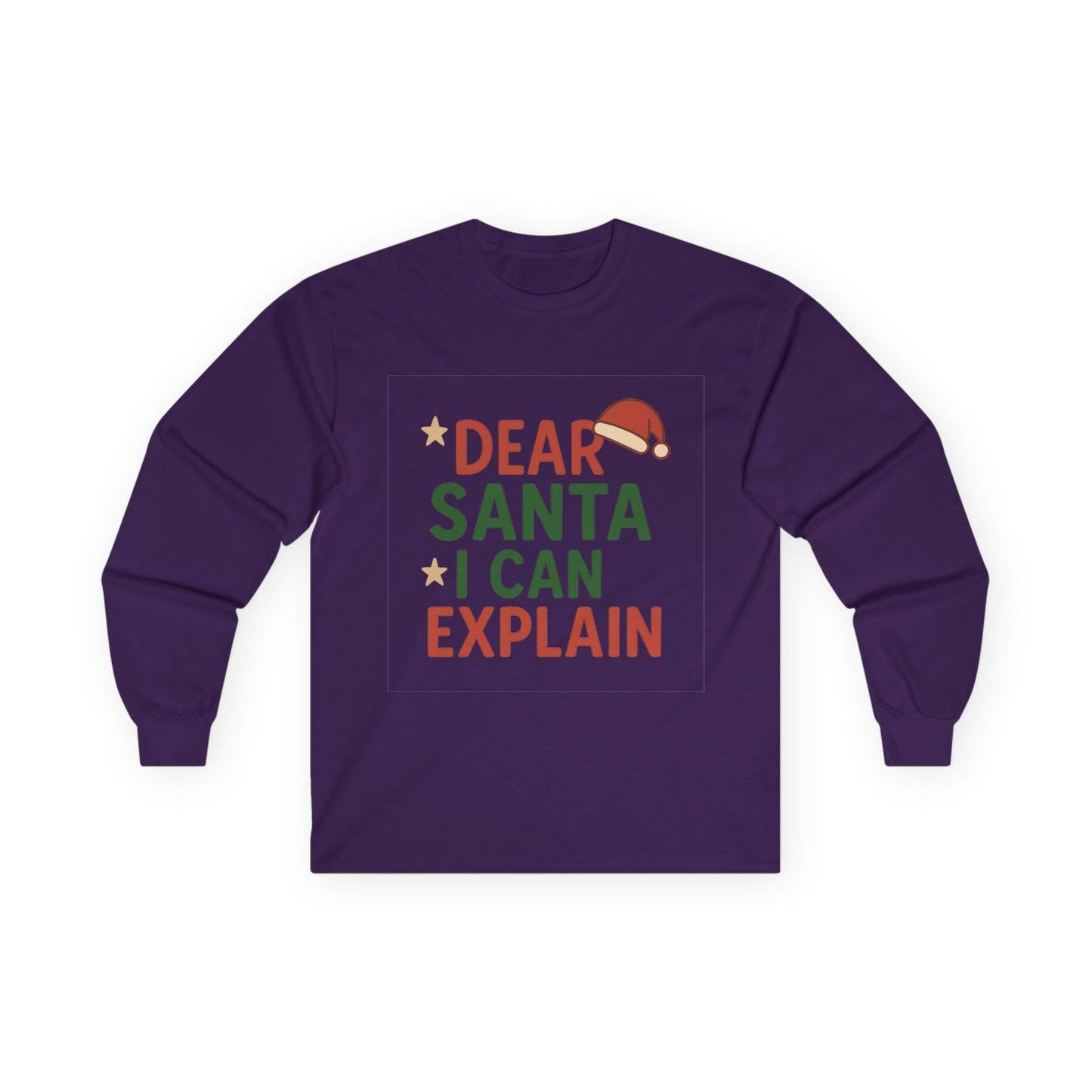 Dear Santa I Can Explain Christmas Unisex Ultra Cotton Long Sleeve Tee T-shirt