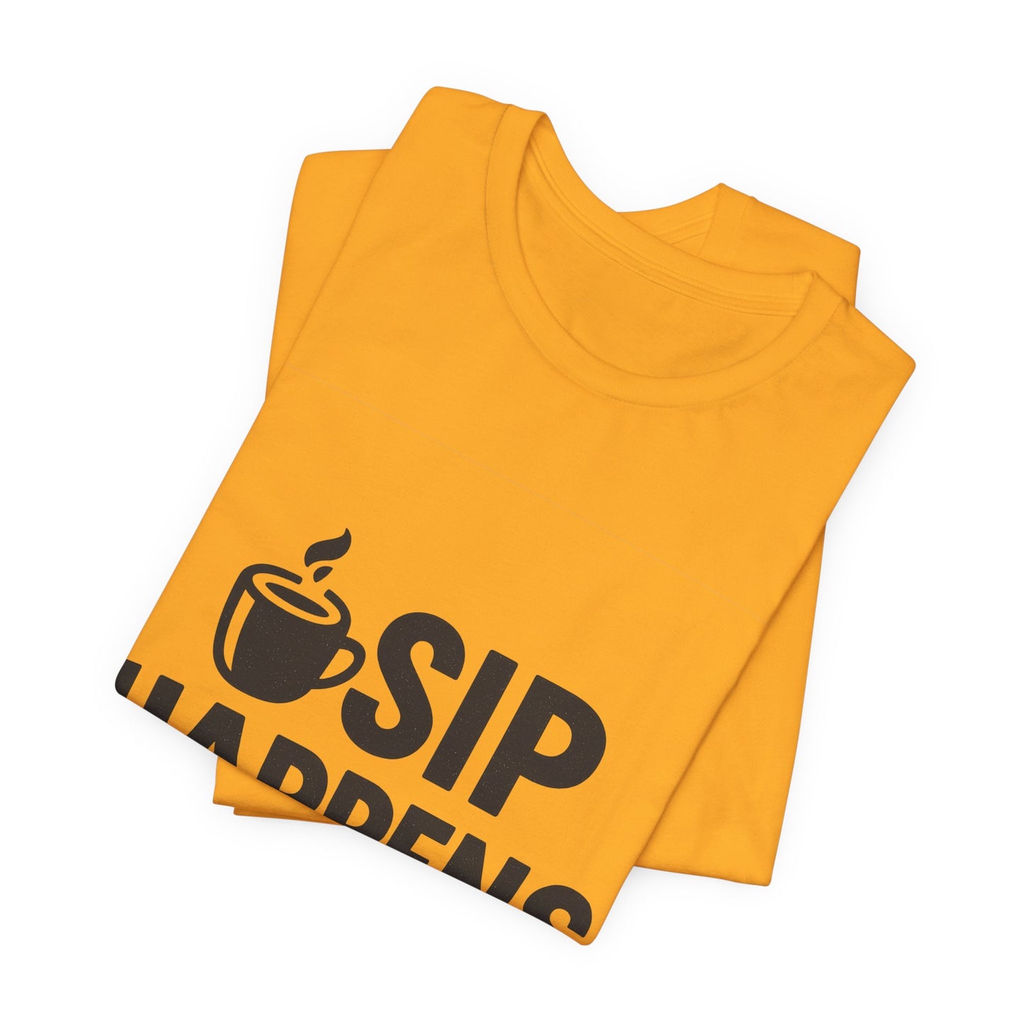 Sip Happens Minimal Edition Unisex Jersey Short Sleeve Tee T-shirt
