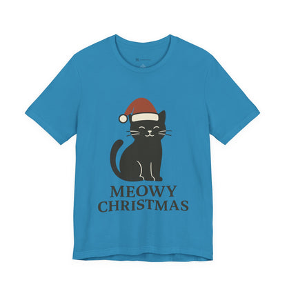 Meowy Christmas Unisex Jersey Short Sleeve Tee T-shirt