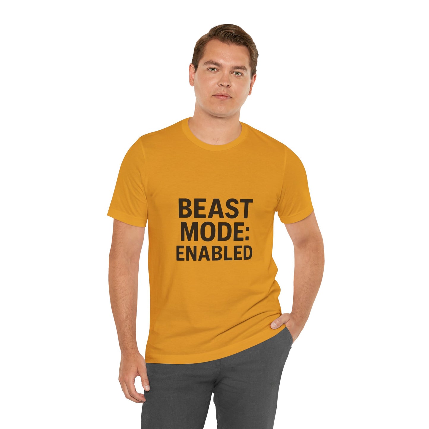 Beast Mode Enabled Unisex Jersey Short Sleeve Tee T-shirt
