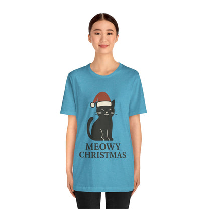 Meowy Christmas Unisex Jersey Short Sleeve Tee T-shirt