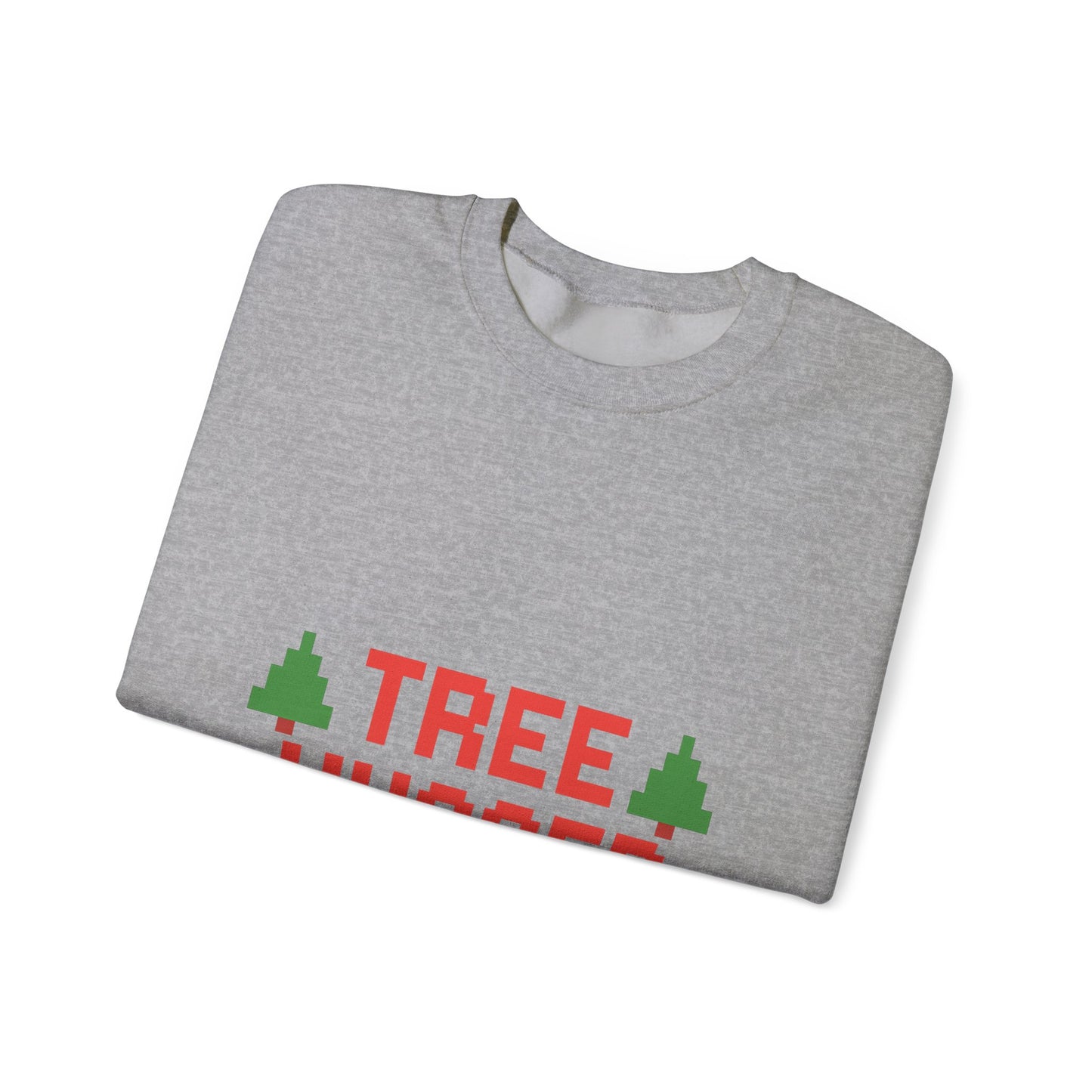 Tree Hugger Christmas Unisex Heavy Blend™ Crewneck Sweatshirt