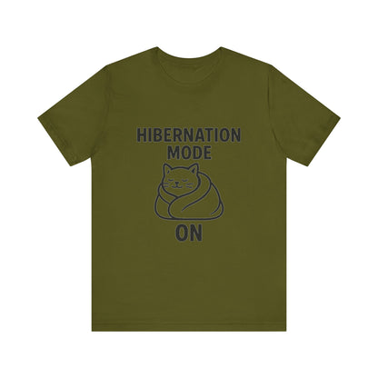 Hibernation Mode On Cat Unisex Jersey Short Sleeve Tee T-shirt