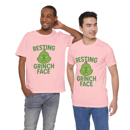 Gringe Resting Face Christmas Unisex Jersey Short Sleeve Tee T-shirt