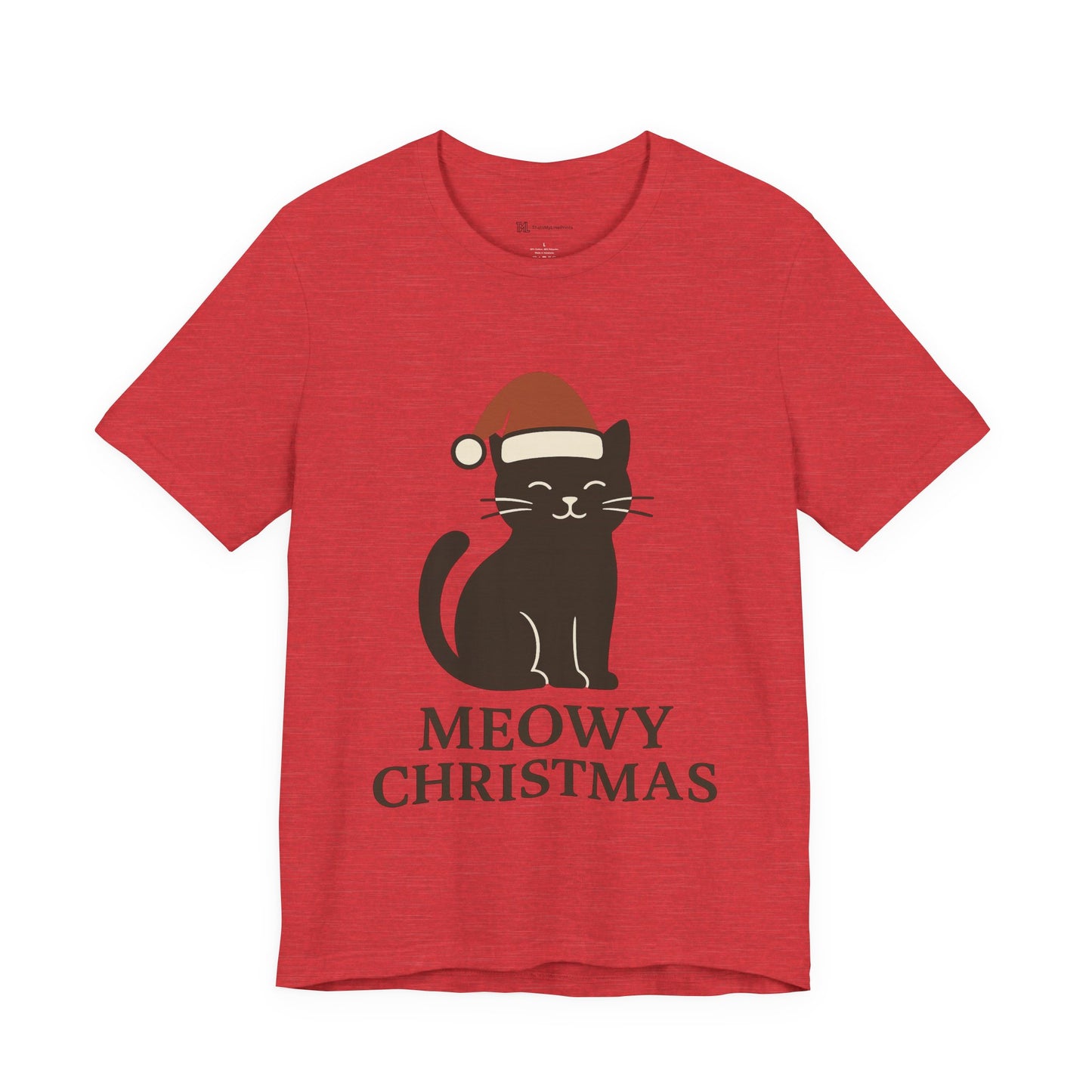 Meowy Christmas Unisex Jersey Short Sleeve Tee T-shirt