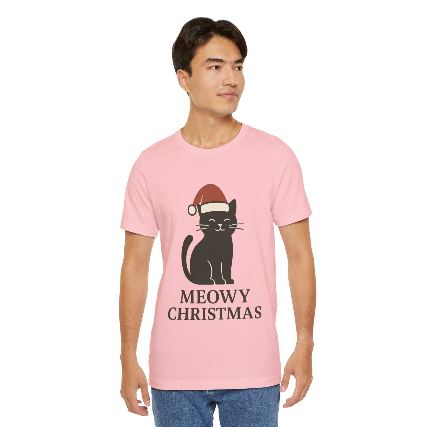 Meowy Christmas Unisex Jersey Short Sleeve Tee T-shirt