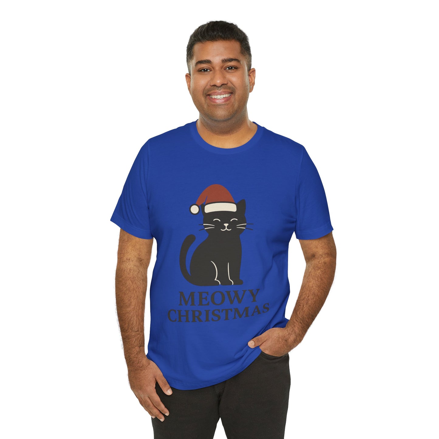 Meowy Christmas Unisex Jersey Short Sleeve Tee T-shirt