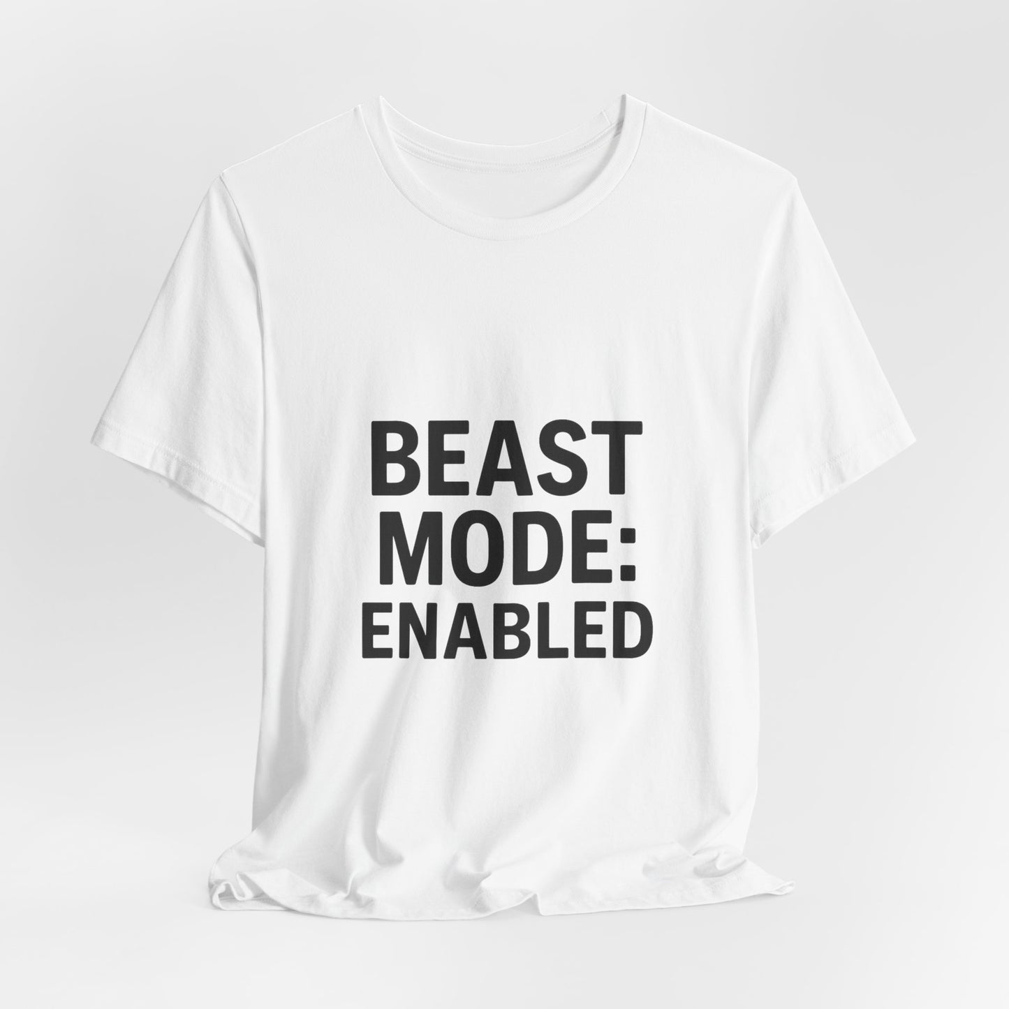 Beast Mode Enabled Unisex Jersey Short Sleeve Tee T-shirt
