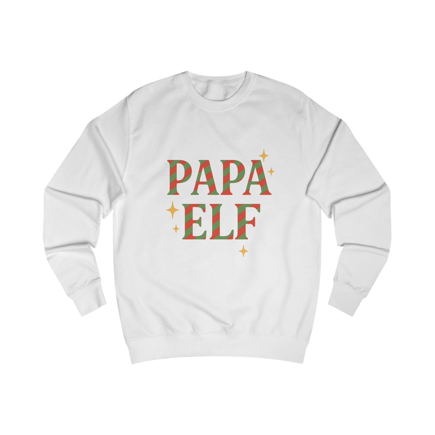 Christmas Family Photo Papa Elf Unisex Sweatshirt
