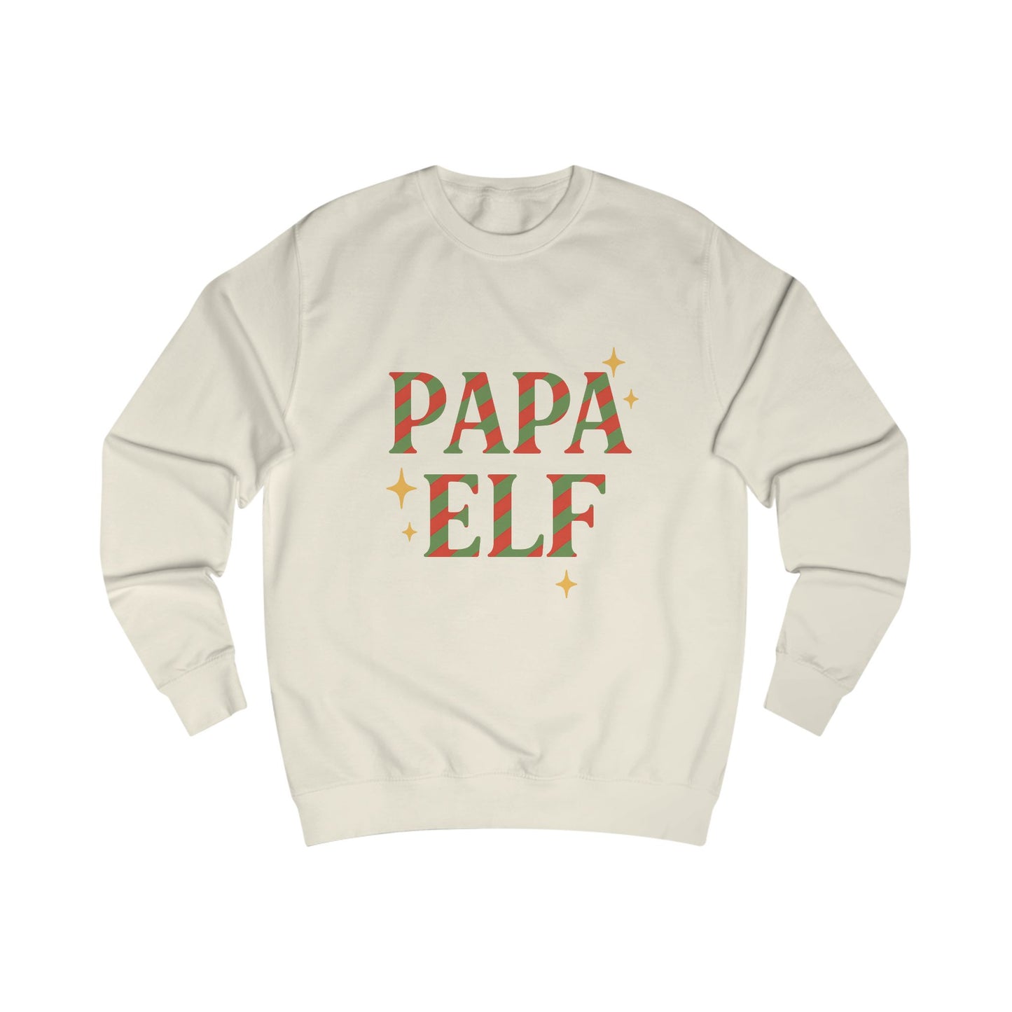 Christmas Family Photo Papa Elf Unisex Sweatshirt