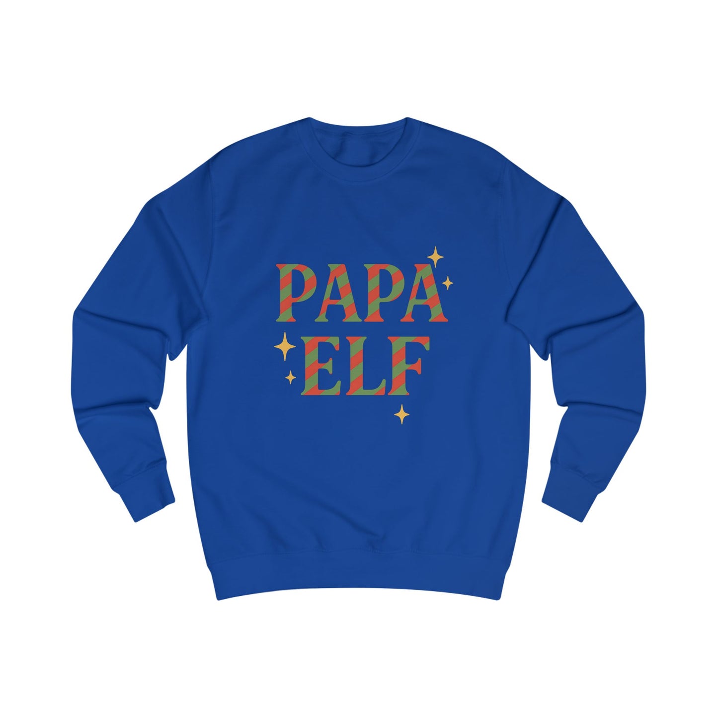 Christmas Family Photo Papa Elf Unisex Sweatshirt