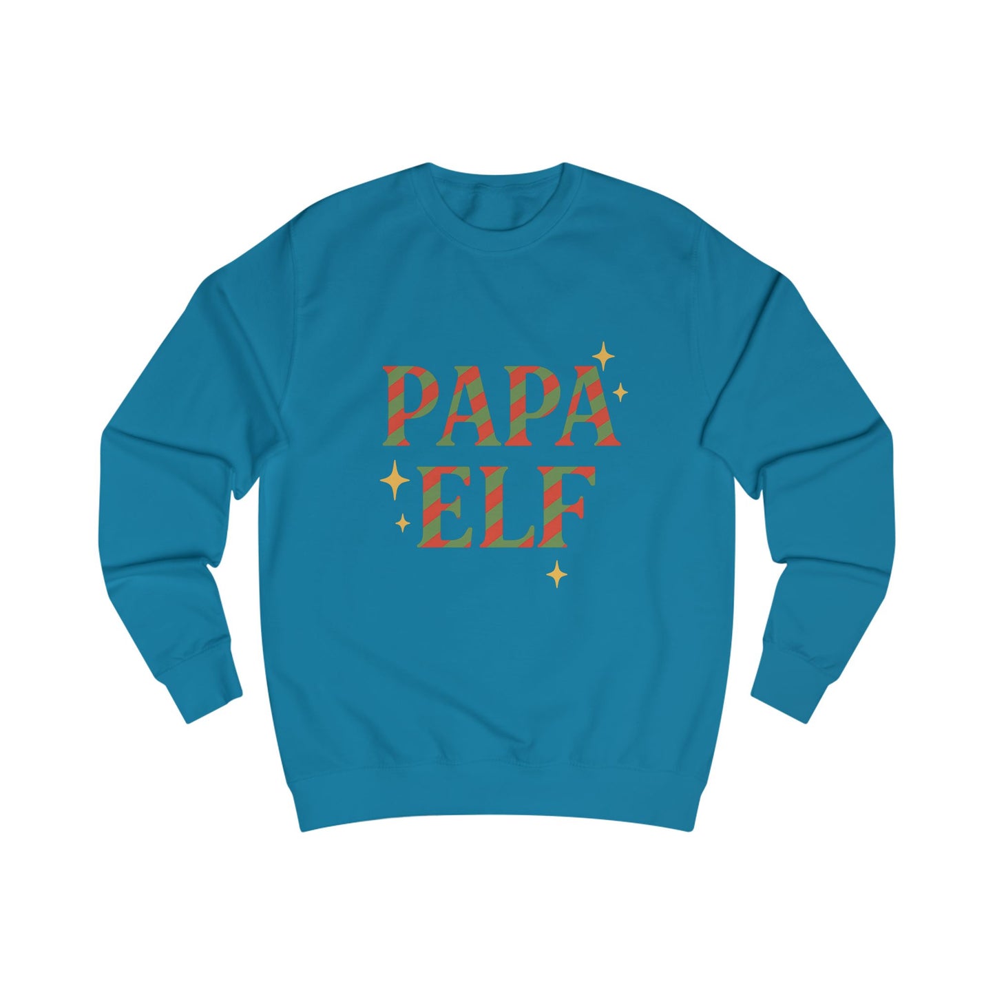 Christmas Family Photo Papa Elf Unisex Sweatshirt