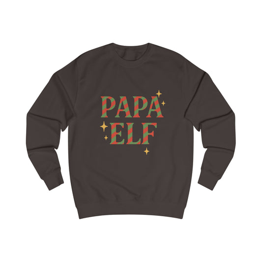 Christmas Family Photo Papa Elf Unisex Sweatshirt