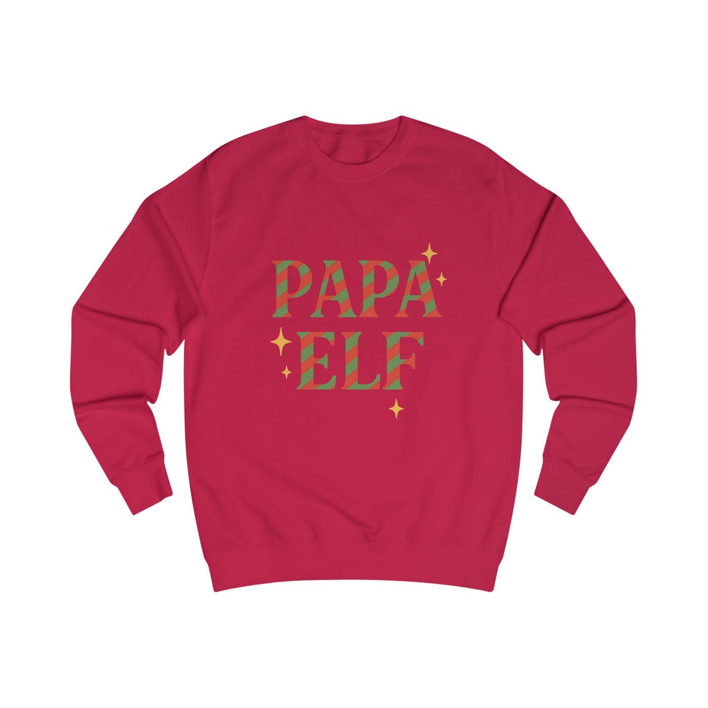Christmas Family Photo Papa Elf Unisex Sweatshirt
