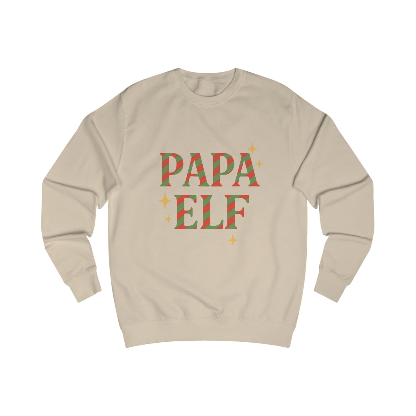 Christmas Family Photo Papa Elf Unisex Sweatshirt