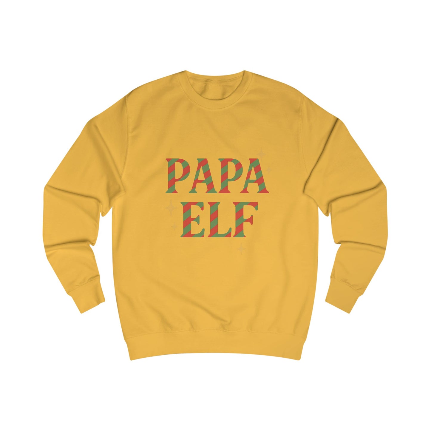 Christmas Family Photo Papa Elf Unisex Sweatshirt