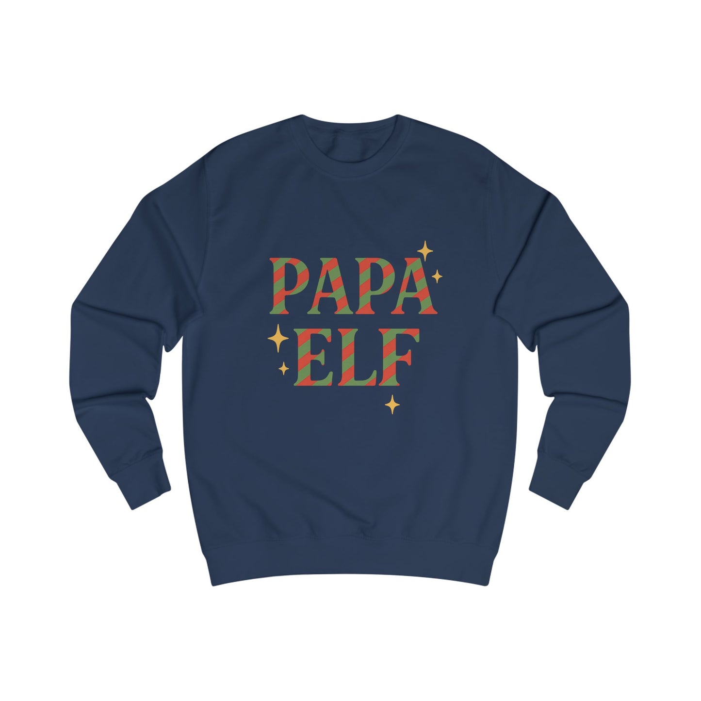 Christmas Family Photo Papa Elf Unisex Sweatshirt