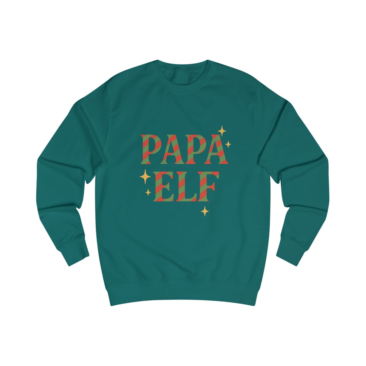Christmas Family Photo Papa Elf Unisex Sweatshirt