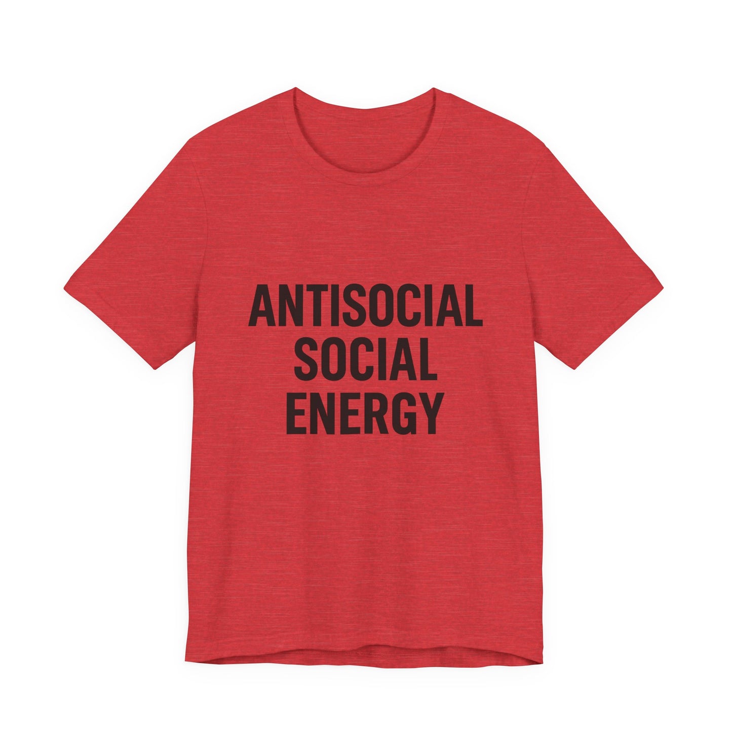 Antisocial Social Energy Unisex Jersey Short Sleeve Tee T-shirt