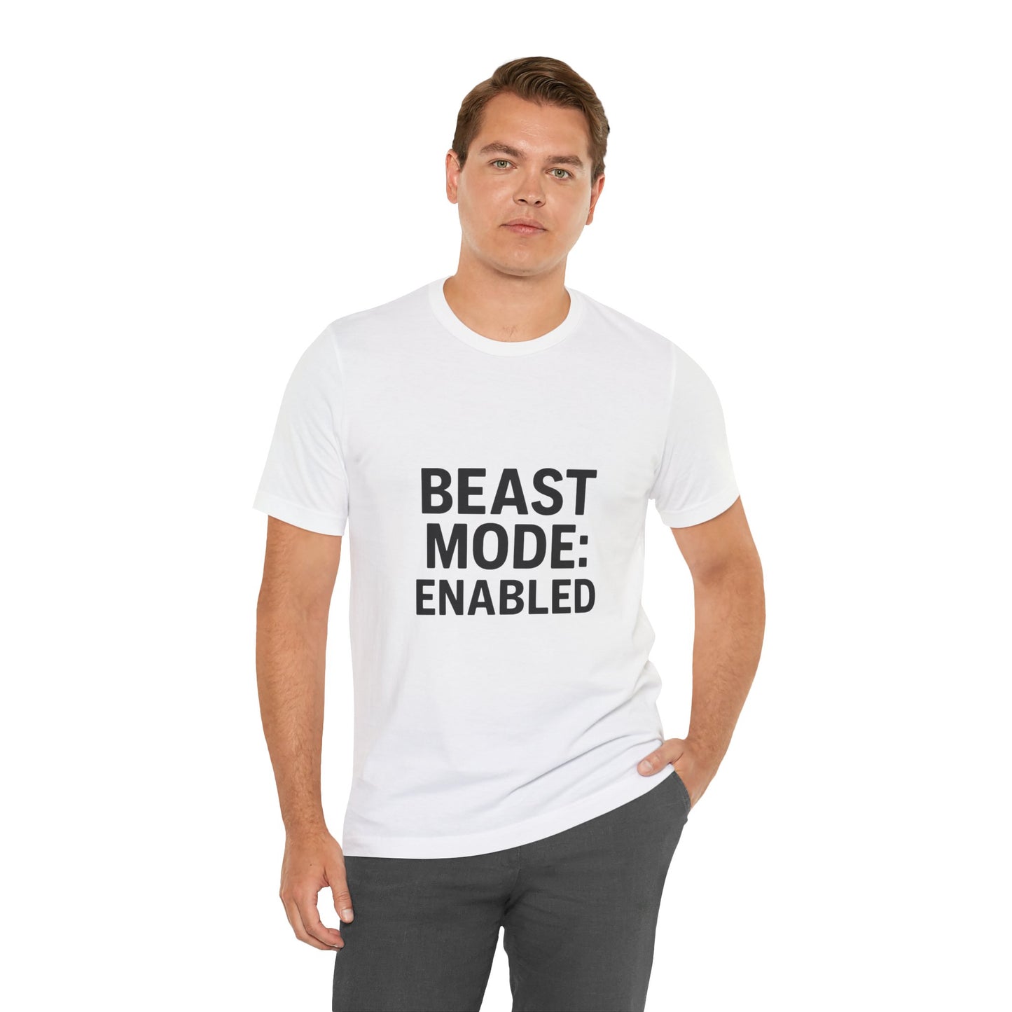 Beast Mode Enabled Unisex Jersey Short Sleeve Tee T-shirt
