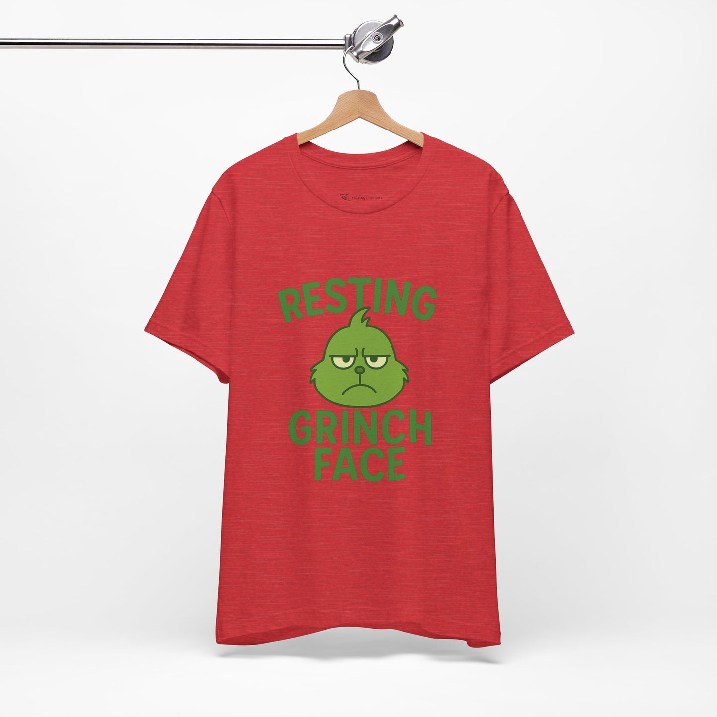 Gringe Resting Face Christmas Unisex Jersey Short Sleeve Tee T-shirt