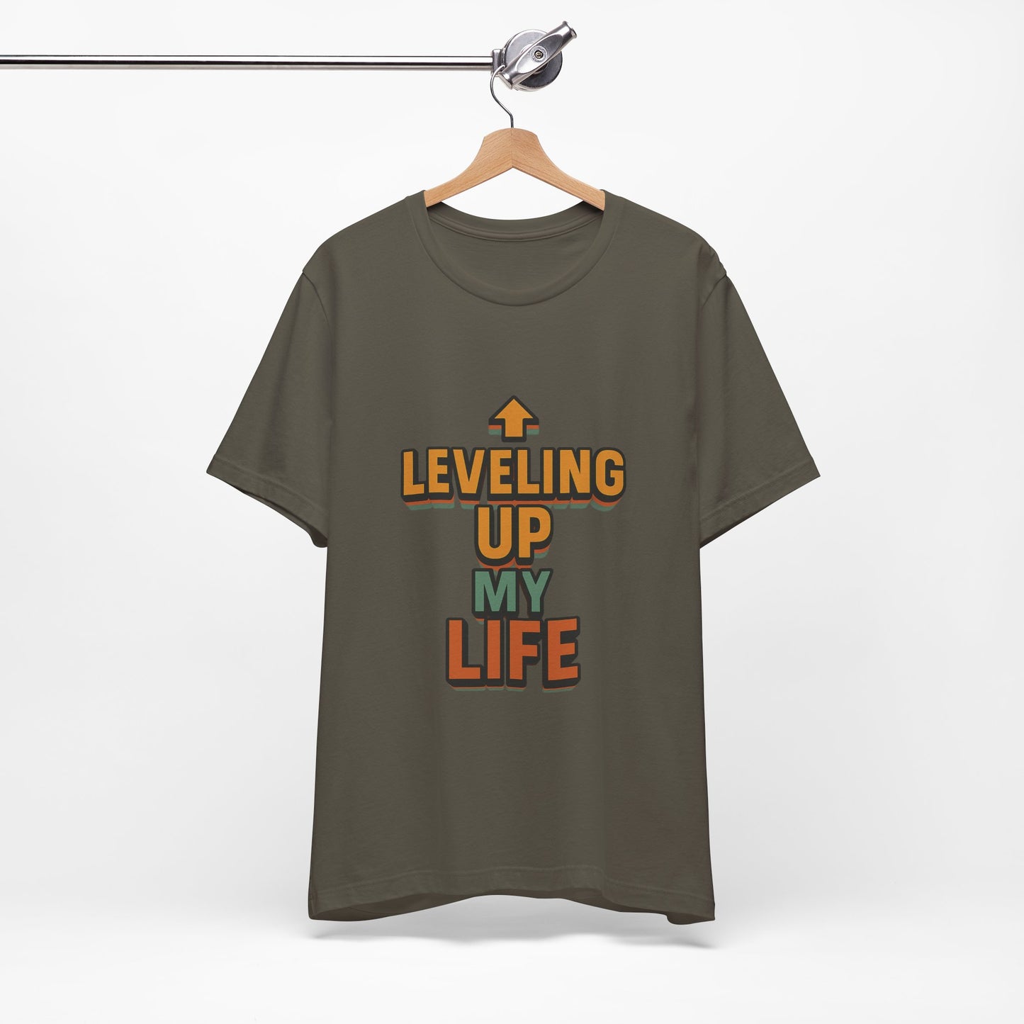 Leveling Up My Life Unisex Jersey Short Sleeve Tee T-shirt