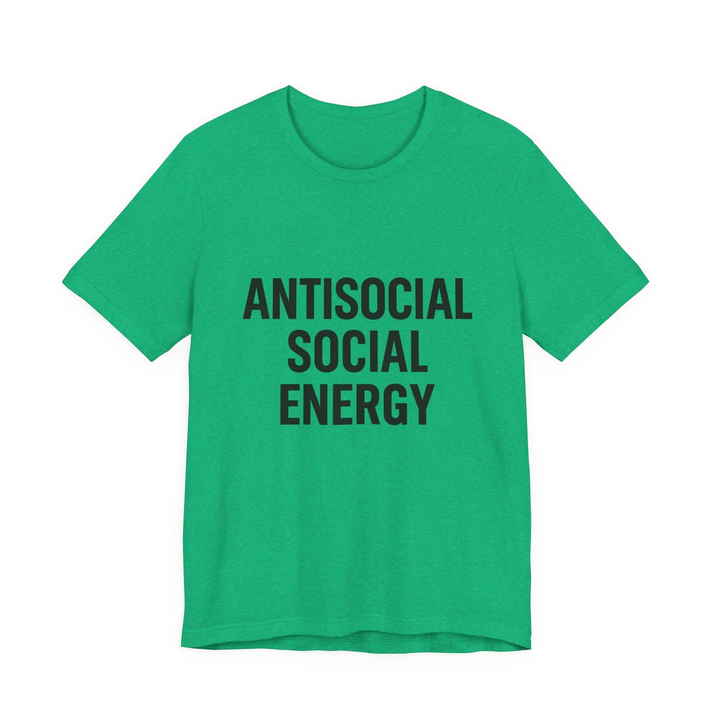 Antisocial Social Energy Unisex Jersey Short Sleeve Tee T-shirt