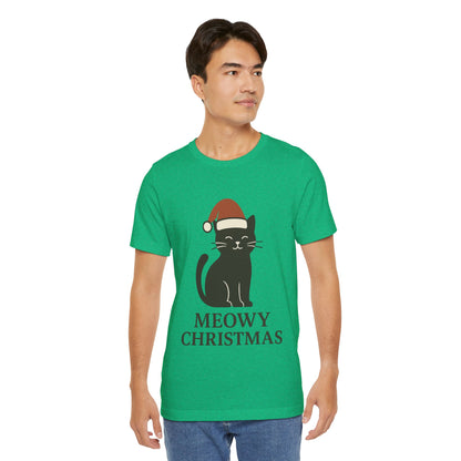 Meowy Christmas Unisex Jersey Short Sleeve Tee T-shirt