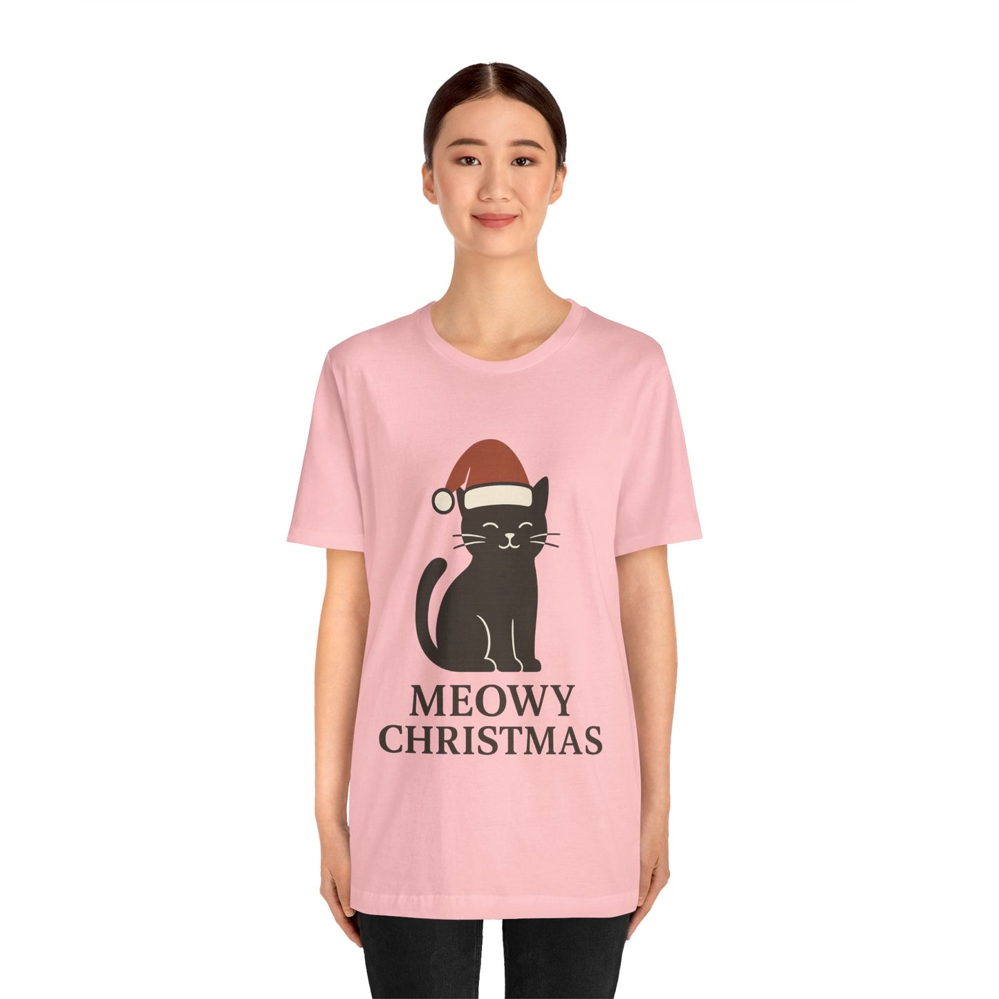 Meowy Christmas Unisex Jersey Short Sleeve Tee T-shirt