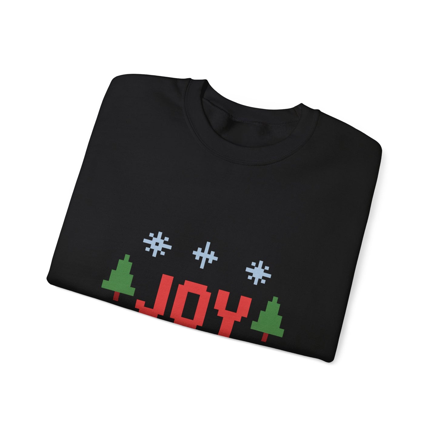 Christmas Joy In Pixel Unisex Heavy Blend™ Crewneck Sweatshirt
